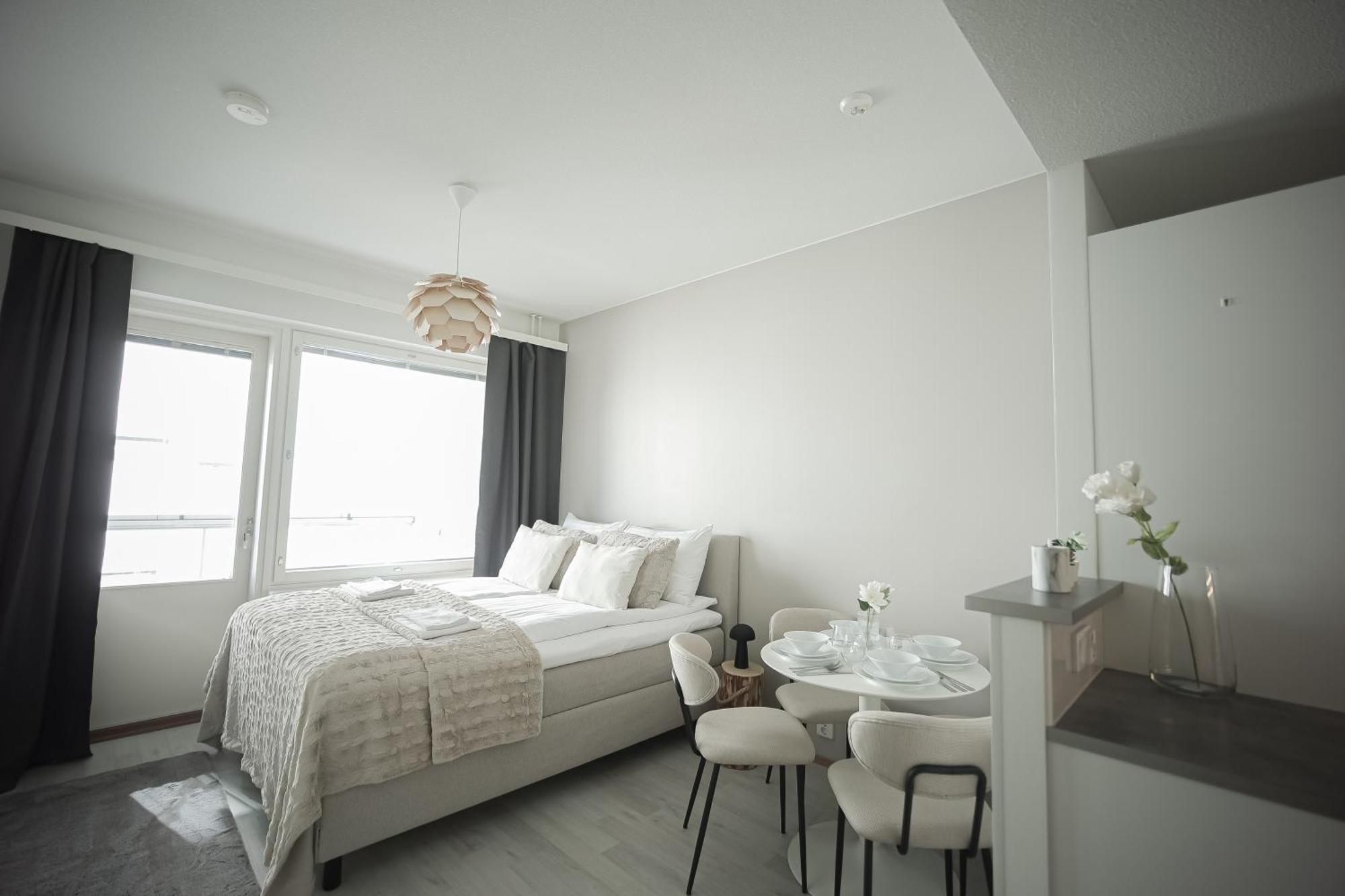 Aurora Apartments By Booklapland Рованиеми Экстерьер фото